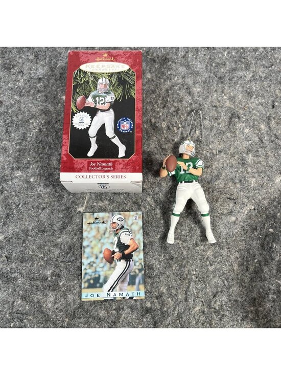 Hallmark Other - 1995 Hallmark Christmas Ornament Football Legends Joe Namath #12 New York Jets